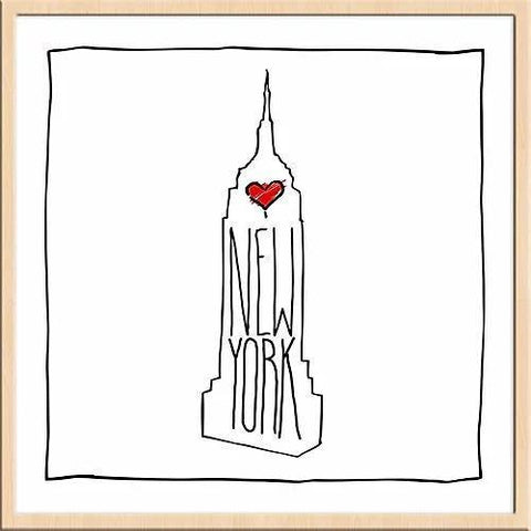 アートポスター×カジュアル