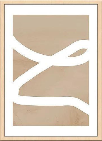 アートポスター×ベージュ/ブラウン