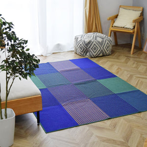 アートラグ TOCORU Series”Colors” ループ ブルー