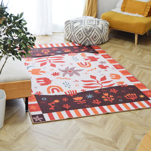 アニマルラグ TOCORU Series Bird hill レッド