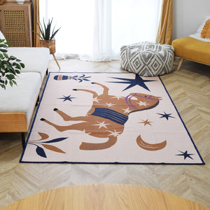 アニマルラグ TOCORU Series Night Horse ベージュ