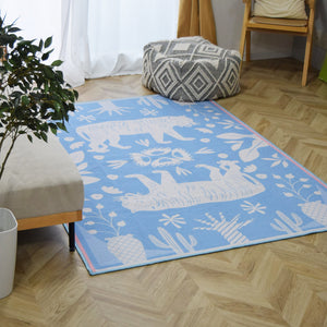 アートラグ TOCORU Series "Tiger" ループ サックスブルー