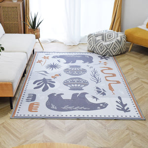 アニマルラグ TOCORU Series bear グレー