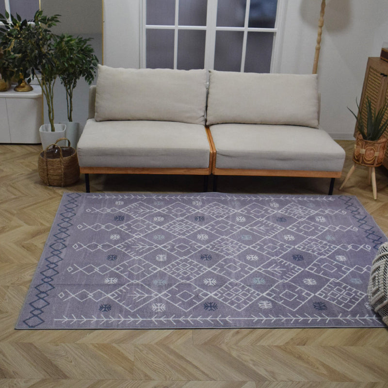 北欧デザインラグ TOCORU Series ベニワレン Snow カットパイル