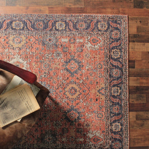 ヴィンテージ風手織りラグ RATHI RUG