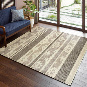 機能性に優れてお手入れラクラク ループタフトラグ ベイジ 3サイズ - TOCO LIFE