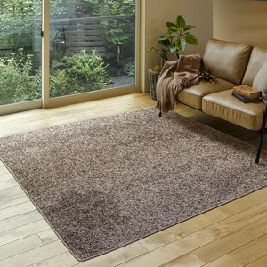 ベーシックな色合いで機能的にも優れた日本製タフトラグ デタント 3サイズ ブラウン - TOCO LIFE