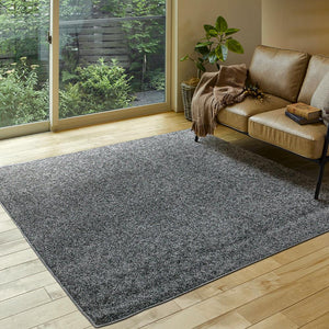 ベーシックな色合いで機能的にも優れた日本製タフトラグ デタント 3サイズ グレー - TOCO LIFE