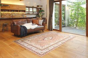 撥水加工で汚れに強い高級絨毯風プリントラグ ブルグ - TOCO LIFE