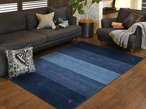 丁寧な手織り手法で使用時間の経過とともに味わいが深まるギャッベラグ GABBEH D20 3サイズ - TOCO LIFE