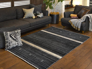 ニュージーランドウール100%で丁寧に織られたギャッベラグ LORRI BUFFD L17 3サイズ - TOCO LIFE