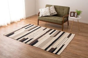 ポコポコとした表面が特徴的なトレンドを楽しむインド綿ラグマット ラッセル - TOCO LIFE