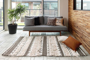 BOHOインテリアに最適なコットンラグ MARUFU-319 - TOCO LIFE