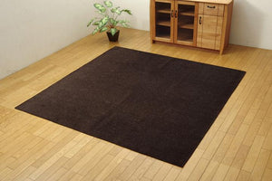 虜になる爽やかな触り心地のシェニールラグ モデルノ 3サイズ ブラウン - TOCO LIFE