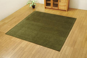 虜になる爽やかな触り心地のシェニールラグ モデルノ 3サイズ グリーン - TOCO LIFE