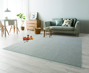 丸洗い・天日干し・ドライクリーニングが出来るラグ カルル 7サイズ ターコイズ - TOCO LIFE