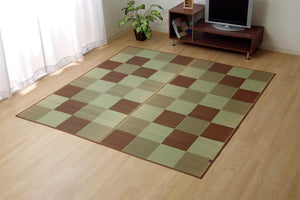 ウレタン裏張り加工で滑りにくくなった Fブロック2 3サイズ ブラウン - TOCO LIFE