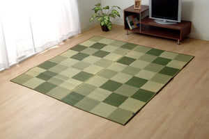 ウレタン裏張り加工で滑りにくくなった Fブロック2 3サイズ グリーン - TOCO LIFE