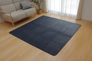 さらふわ滑らかタッチのフランネルラグ 無地 ピオニー 5サイズ ブルー - TOCO LIFE