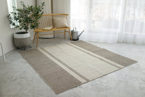 お部屋に合わせやすいナチュラルラグ コード 3サイズ ブラウン - TOCO LIFE