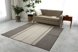 お部屋に合わせやすいナチュラルラグ コード 3サイズ グレー - TOCO LIFE