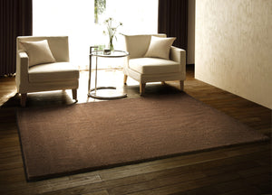 ソフトなタッチ感と高級感のあるフェイクファーラグ ラックスファー 5サイズ ブラウン - TOCO LIFE