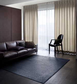 ラグジュアリー&ゴージャスな高密度シャギーラグ ネオグラス 5サイズ ネイビー - TOCO LIFE