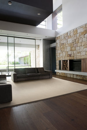 高密度な繊維が素足に気持ち良い 汚れに強い スミトロンニューサキソニー 6サイズ アイボリー - TOCO LIFE