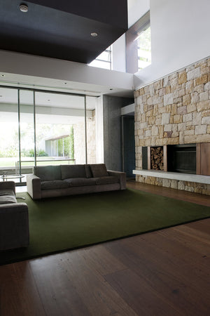 高密度な繊維が素足に気持ち良い 汚れに強い スミトロンニューサキソニー 6サイズ グリーン - TOCO LIFE