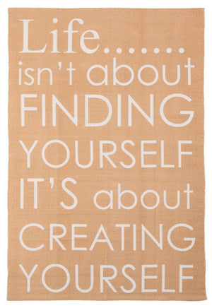 お洒落なヴィンテージ風ラグ AZUMA-11 ベージュ - TOCO LIFE