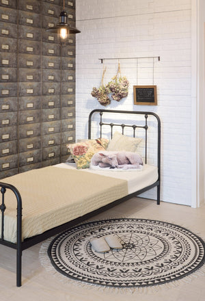 お洒落なクラシック風円形/楕円形ラグ AZUMA-58 - TOCO LIFE