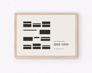 お洒落なアートポスターSide View