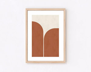 お洒落なアートポスターテラコッタ デザインポスター5