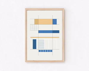 お洒落なアートポスターBuilt in Shapes no. 03