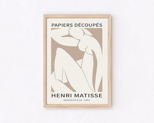 お洒落なアートポスターマティス インスパイア エキシビジョン ポスター3