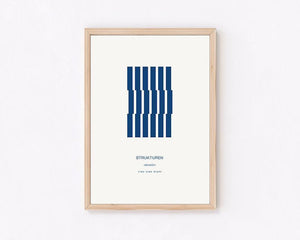 お洒落なアートポスターStrukturen Bewegt