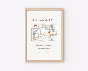 お洒落なアートポスターLes Jeux de l'Art - terra