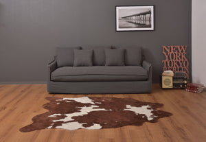 お洒落なヴィンテージ風ラグ AZUMA-3 ブラウン - TOCO LIFE