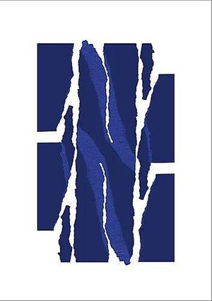 ミニマルで洗練されたアブストラクトアートポスター Torn - TOCO LIFE