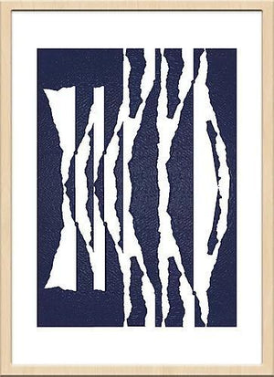 ミニマルで洗練されたアブストラクトアートポスター TornII - TOCO LIFE