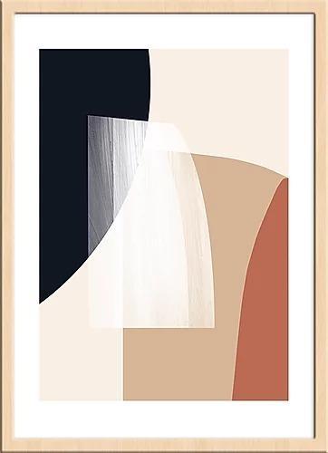 ミニマルで洗練されたアブストラクトアートポスター Abstract V– ラグ