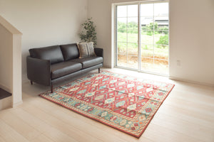 お洒落なヴィンテージ風ラグ AZUMA-27 - TOCO LIFE