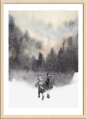 独特の空想的で美しい世界を創り出すアートポスター『Going Home』 - TOCO LIFE