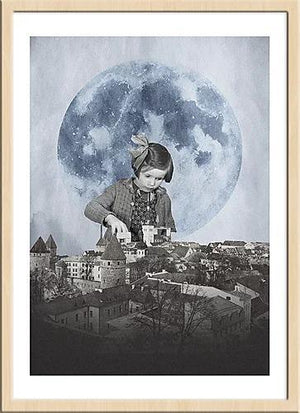 独特の空想的で美しい世界を創り出すアートポスター『Midnight Floating』 - TOCO LIFE