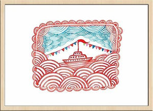 心の旅をイメージして描かれたアートポスター「Journey Inwards#3」 - TOCO LIFE