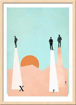 アーティスティックな遊び心をプラスしてくれるアートポスター『sunset』 - TOCO LIFE