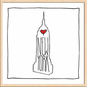 カジュアルでお部屋を明るくしてくれるアートポスター『LoveNY』 - TOCO LIFE