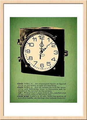 大人の雰囲気にしてくれるモダンレトロなアートポスター『Time』 - TOCO LIFE