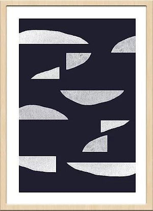 ミニマルで洗練されたアブストラクトなアートポスター Shapes X - TOCO LIFE