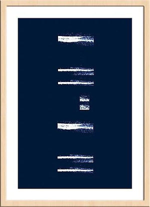 ミニマルで洗練されたアブストラクトなアートポスター Brush IV - TOCO LIFE